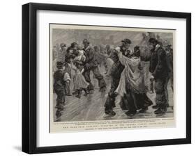 The Park-Slip Colliery Disaster in the Ogmore Valley, South Wales-null-Framed Giclee Print