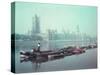 The Parliament Buildings Along the Thames-William Sumits-Stretched Canvas