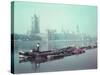 The Parliament Buildings Along the Thames-William Sumits-Stretched Canvas