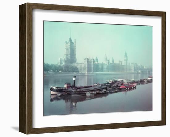 The Parliament Buildings Along the Thames-William Sumits-Framed Photographic Print