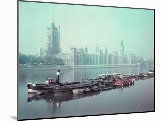 The Parliament Buildings Along the Thames-William Sumits-Mounted Photographic Print