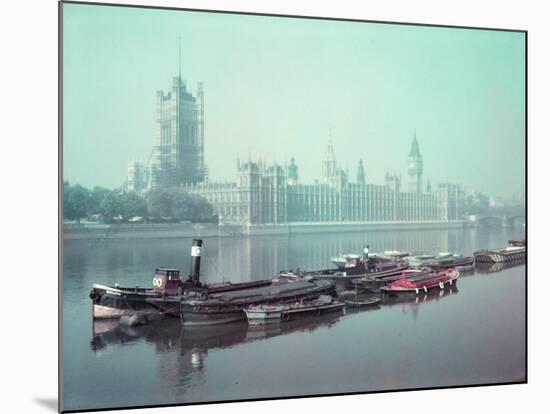 The Parliament Buildings Along the Thames-William Sumits-Mounted Photographic Print