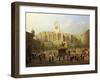 The Parliament Close and Public Figures of Edinburgh, About the End of the 18th Century-Wilkie, Nasmyth & Stanfield Roberts-Framed Giclee Print