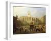 The Parliament Close and Public Figures of Edinburgh, About the End of the 18th Century-Wilkie, Nasmyth & Stanfield Roberts-Framed Giclee Print