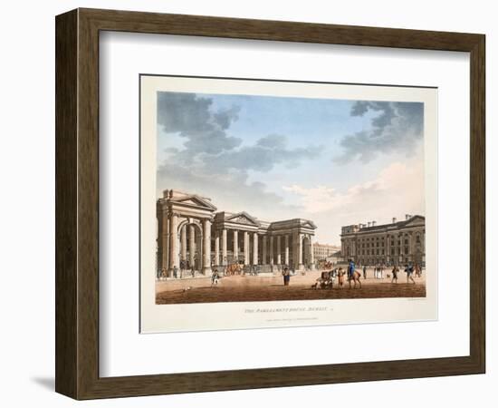 The Parliament House, Dublin, 1793-James Malton-Framed Giclee Print