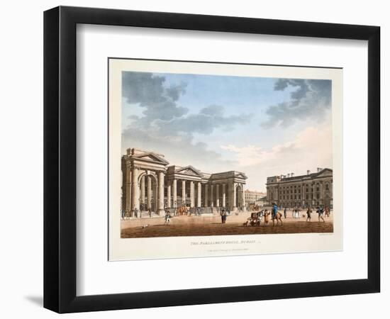 The Parliament House, Dublin, 1793-James Malton-Framed Giclee Print