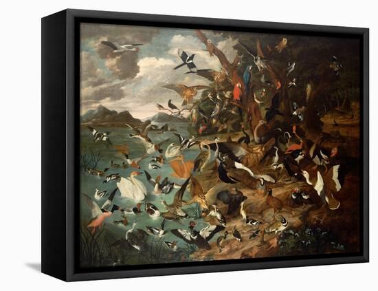 The Parliament of Birds-Carl Wilhelm De Hamilton-Framed Stretched Canvas