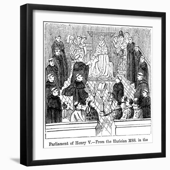 The Parliament of King Henry V (1387-142)-null-Framed Giclee Print