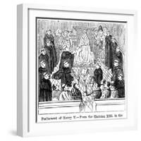 The Parliament of King Henry V (1387-142)-null-Framed Giclee Print