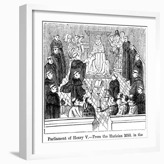 The Parliament of King Henry V (1387-142)-null-Framed Giclee Print