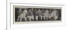The Parliamentary Cricket-Match at Lord'S, a Group of Government and Opposition Teams-null-Framed Giclee Print