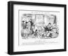 The Parliamentary Female, 1850-John Leech-Framed Giclee Print