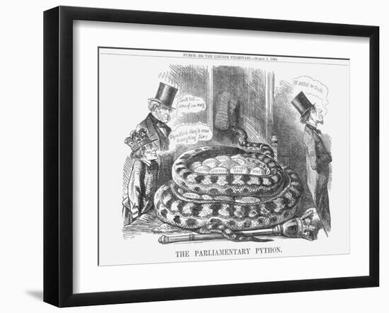 The Parliamentary Python, 1862-null-Framed Giclee Print