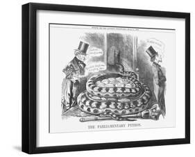 The Parliamentary Python, 1862-null-Framed Giclee Print
