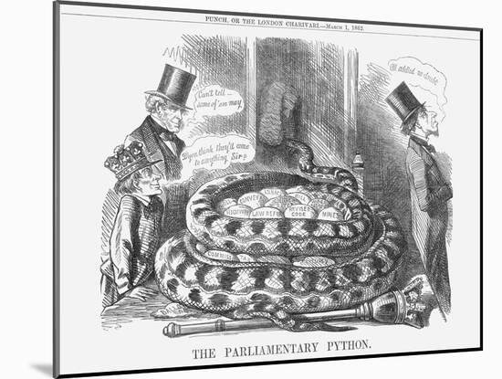 The Parliamentary Python, 1862-null-Mounted Giclee Print