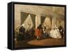 The Parlor of Nuns of San Zaccaria-Francesco Guardi-Framed Stretched Canvas