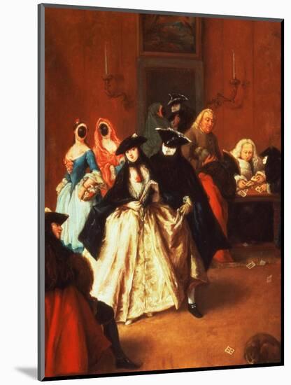 The Parlour-Pietro Longhi-Mounted Giclee Print