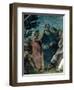 The Parnassus, Detail of Homer, Dante and Virgil, in the Stanze Della Segnatura, 1510-11-Raphael-Framed Giclee Print