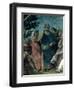 The Parnassus, Detail of Homer, Dante and Virgil, in the Stanze Della Segnatura, 1510-11-Raphael-Framed Giclee Print