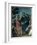 The Parnassus, Detail of Homer, Dante and Virgil, in the Stanze Della Segnatura, 1510-11-Raphael-Framed Giclee Print