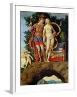 The Parnassus, Detail of Venus and Mars-Andrea Mantegna-Framed Giclee Print