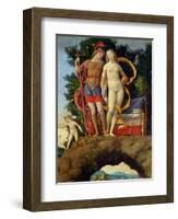 The Parnassus, Detail of Venus and Mars-Andrea Mantegna-Framed Giclee Print