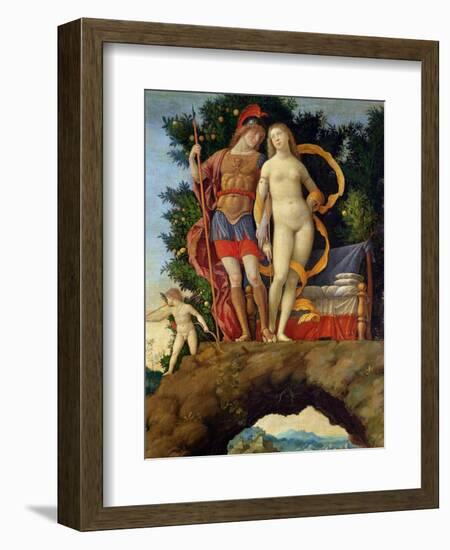 The Parnassus, Detail of Venus and Mars-Andrea Mantegna-Framed Giclee Print