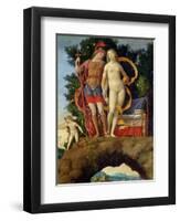 The Parnassus, Detail of Venus and Mars-Andrea Mantegna-Framed Giclee Print