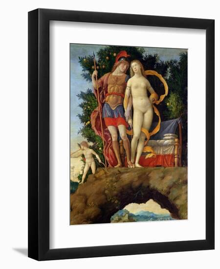 The Parnassus, Detail of Venus and Mars-Andrea Mantegna-Framed Giclee Print