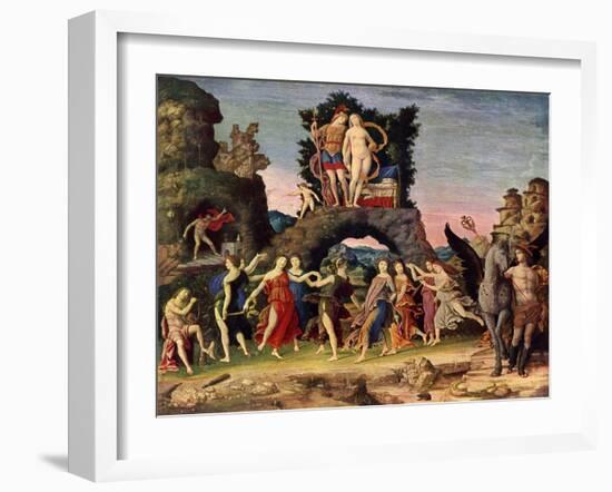 The Parnassus: Mars and Venus, 1497-Andrea Mantegna-Framed Giclee Print