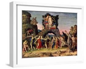 The Parnassus: Mars and Venus, 1497-Andrea Mantegna-Framed Giclee Print