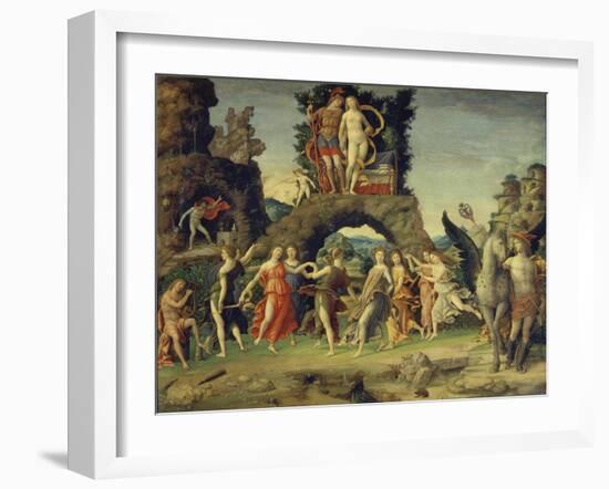 The Parnassus (Mars and Venus), 1498-Andrea Mantegna-Framed Giclee Print