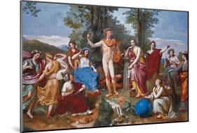 The Parnassus-Anton Raphael Mengs-Mounted Giclee Print