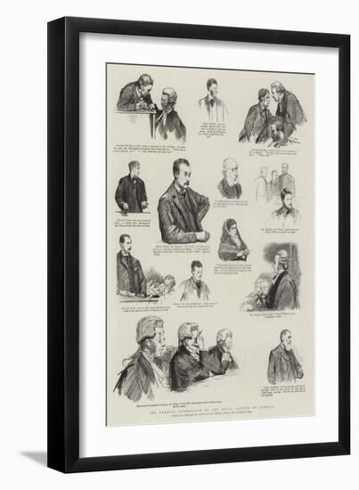 The Parnell Commission at the Royal Courts of Justice-Sydney Prior Hall-Framed Giclee Print