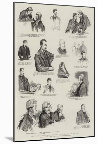 The Parnell Commission at the Royal Courts of Justice-Sydney Prior Hall-Mounted Giclee Print