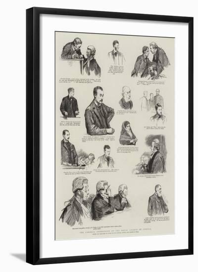 The Parnell Commission at the Royal Courts of Justice-Sydney Prior Hall-Framed Giclee Print