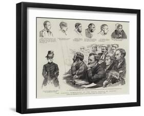 The Parnell Commission at the Royal Courts of Justice-Sydney Prior Hall-Framed Giclee Print