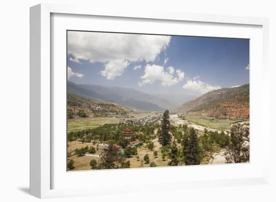 The Paro Valley Extends Westward Closer to the Peaks That Rise on the Tibetan Border-Roberto Moiola-Framed Photographic Print