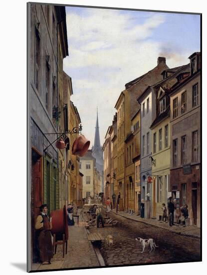 The Parochialstraße. 1831-Johann Philipp Eduard Gaertner-Mounted Giclee Print