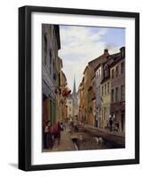 The Parochialstrasse, 1831-Johann Philipp Eduard Gaertner-Framed Giclee Print