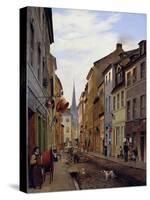 The Parochialstrasse, 1831-Johann Philipp Eduard Gaertner-Stretched Canvas