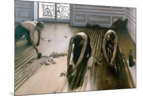 'The Parquet Planers', 1875. Artist: Gustave Caillebotte-Gustave Caillebotte-Mounted Giclee Print