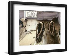 The Parquet Planers, 1875-Gustave Caillebotte-Framed Premium Giclee Print