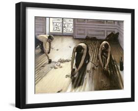 The Parquet Planers, 1875-Gustave Caillebotte-Framed Giclee Print