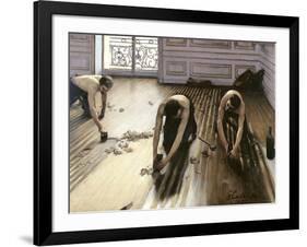 The Parquet Planers, 1875-Gustave Caillebotte-Framed Giclee Print