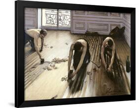 The Parquet Planers, 1875-Gustave Caillebotte-Framed Giclee Print