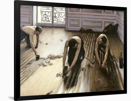 The Parquet Planers, 1875-Gustave Caillebotte-Framed Giclee Print