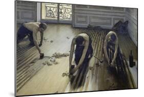 The Parquet Planers, 1875-Gustave Caillebotte-Mounted Giclee Print