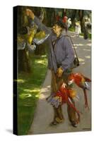 The Parrot-Man, 1902-Max Liebermann-Stretched Canvas