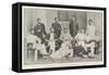 The Parsee Representative Cricket Team at Bombay, the Champion Team in India-null-Framed Stretched Canvas